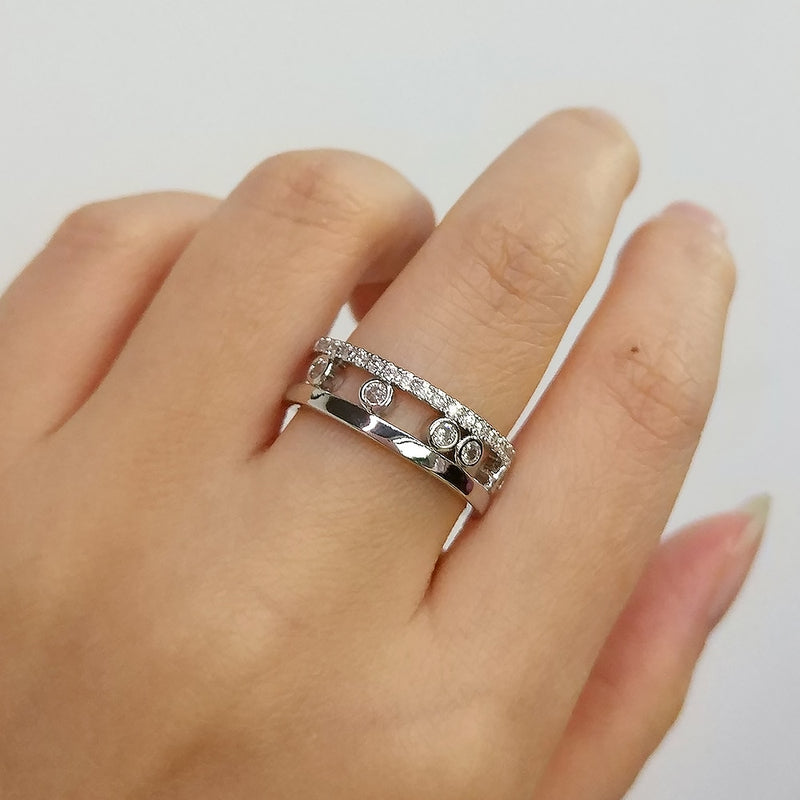 Bröllop CZ-ring