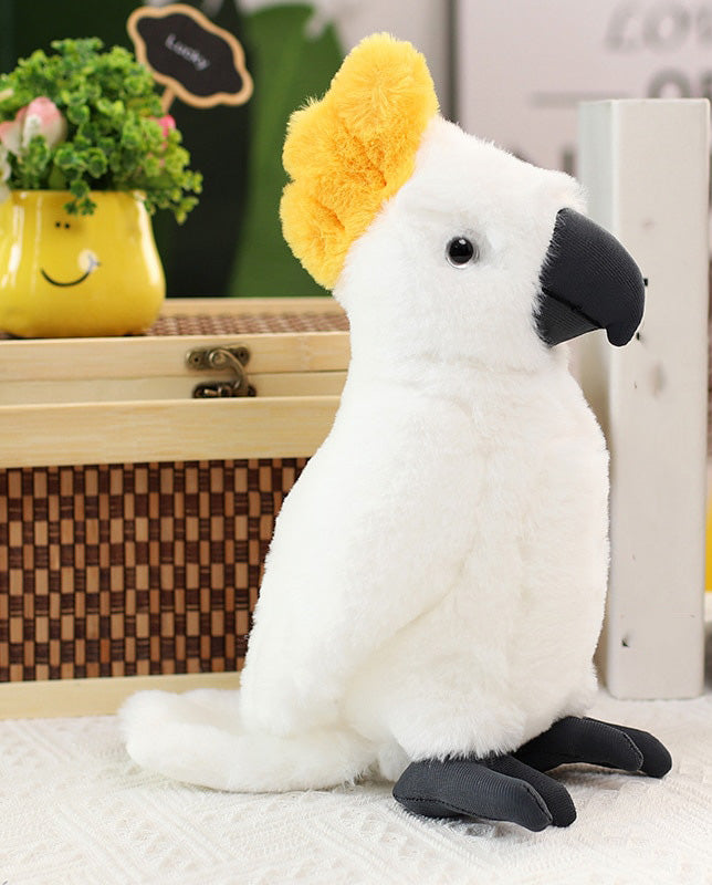 Livslik papegoja plyschleksak