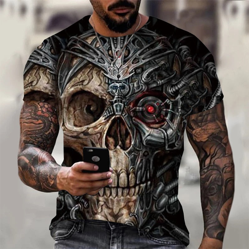 Vintage Skull T-shirtar