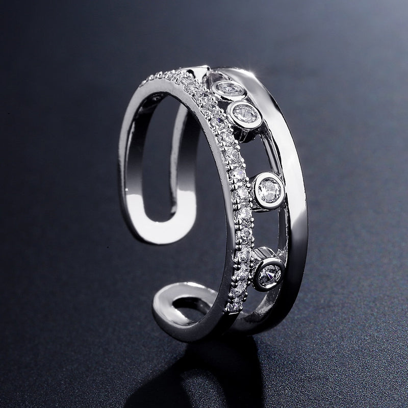 Bröllop CZ-ring