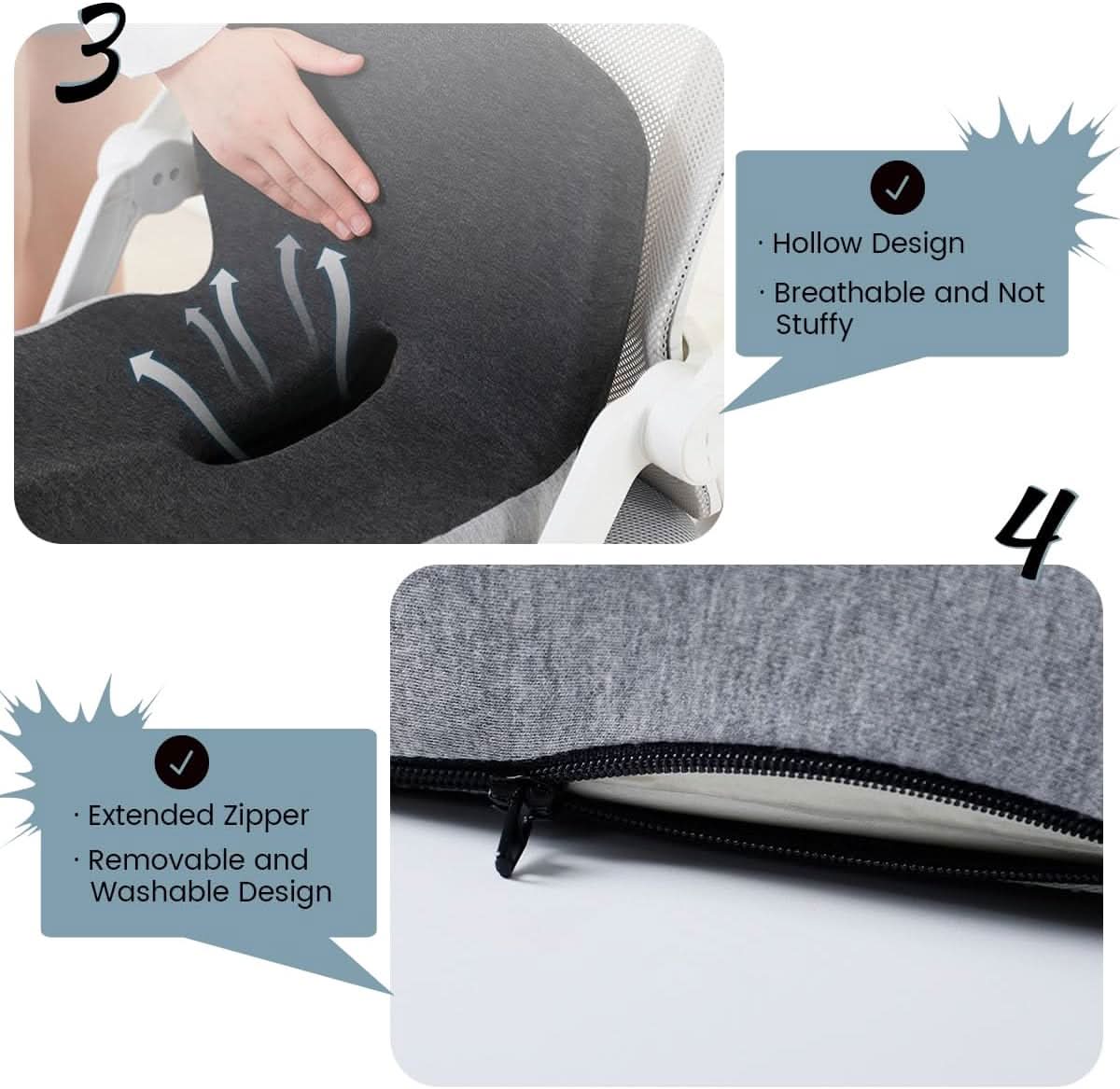 Sittdyna för Ergonomisk Komfort 6