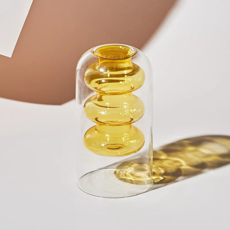 Skandinavisk Glasvas i Färgglad Design 0