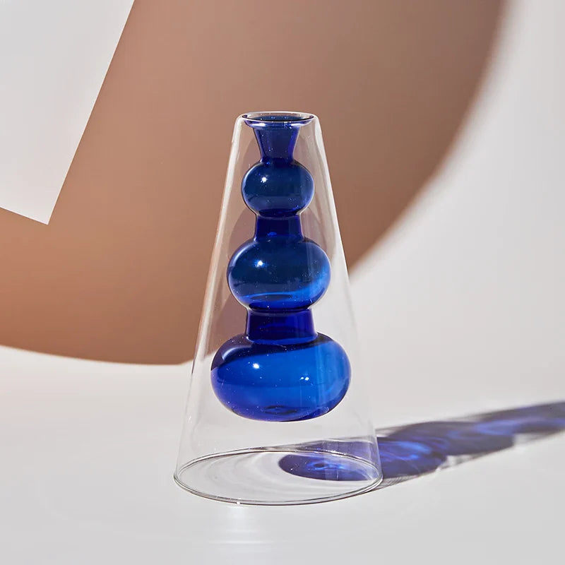 Skandinavisk Glasvas i Färgglad Design 12