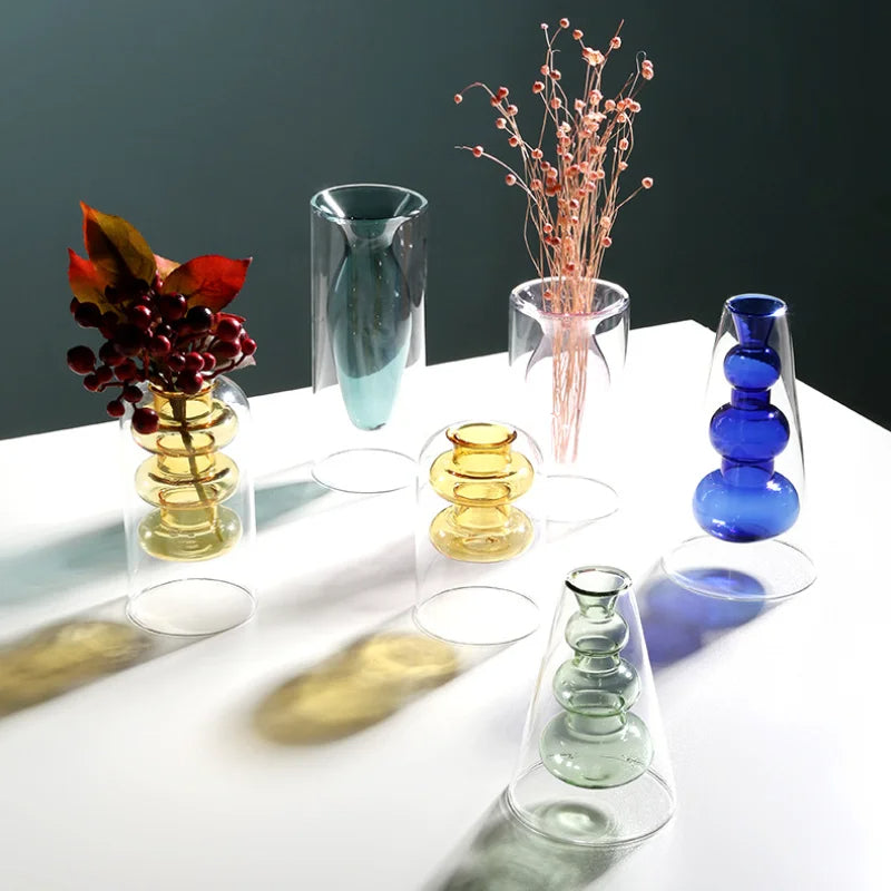 Skandinavisk Glasvas i Färgglad Design 4