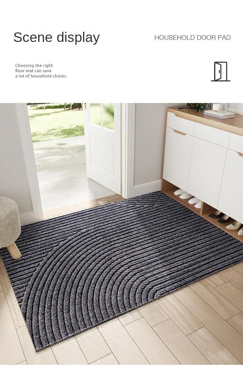 Skandinavisk PVC-dörrmatta med halkfri design 8