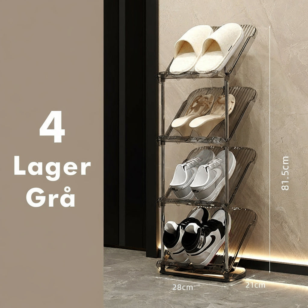 Skoställ i flera nivåer Transparent 11