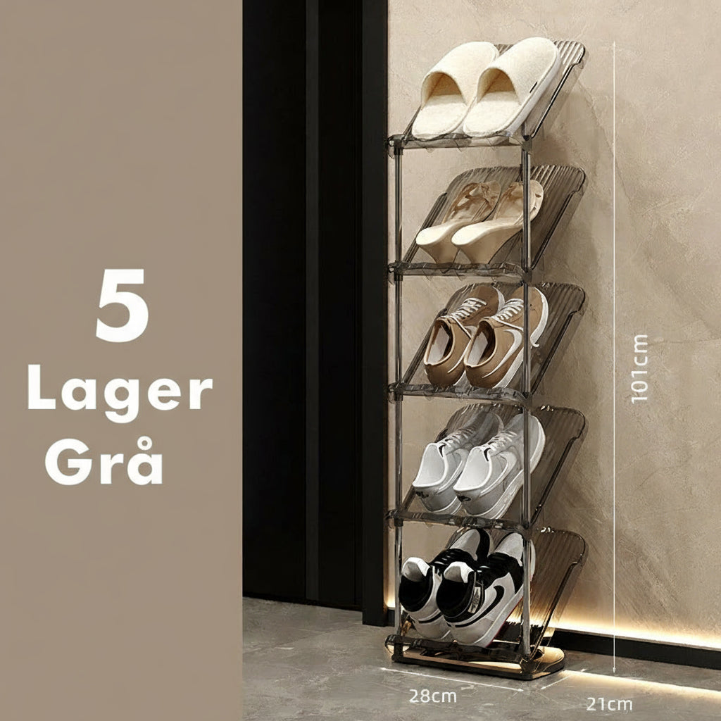 Skoställ i flera nivåer Transparent 13