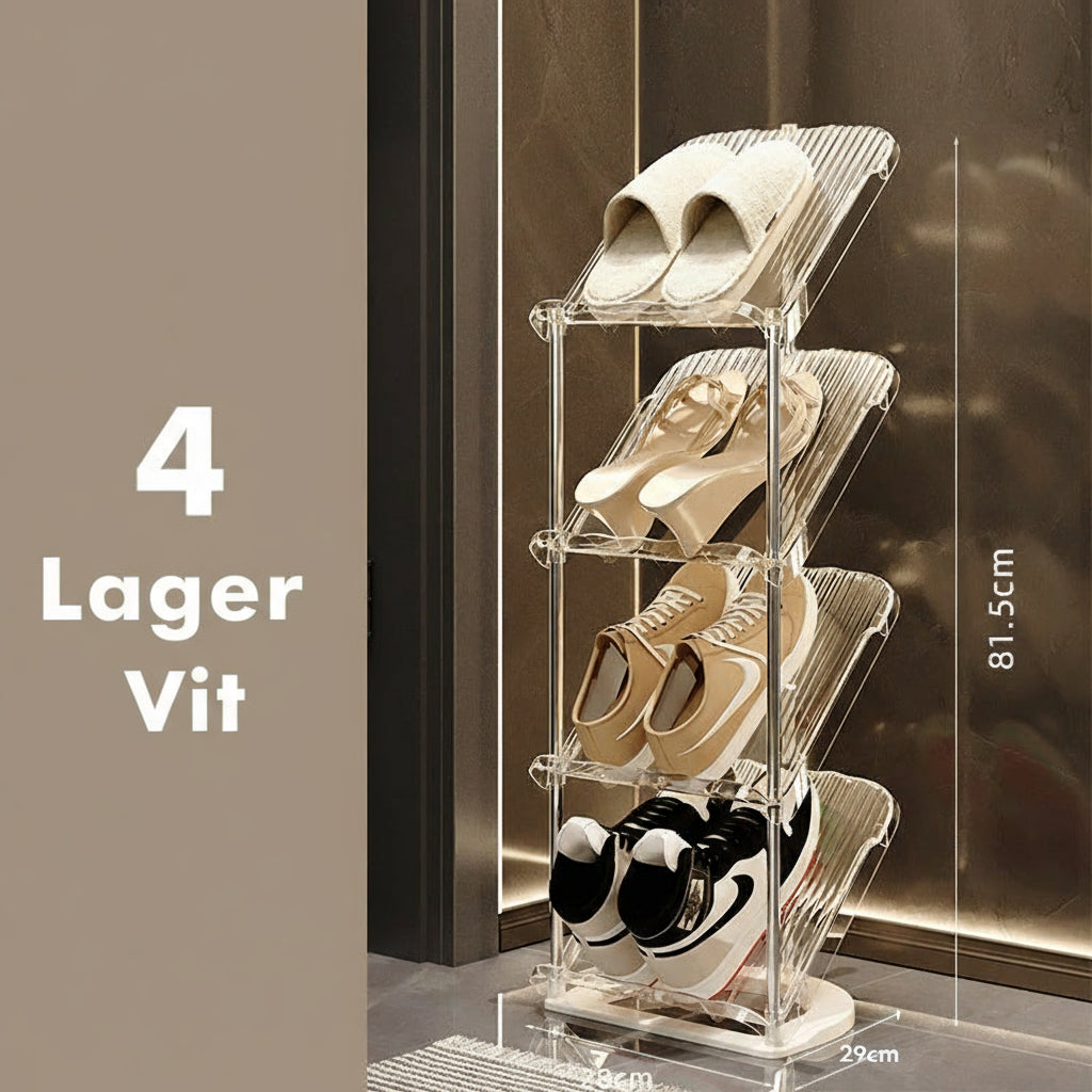 Skoställ i flera nivåer Transparent 2