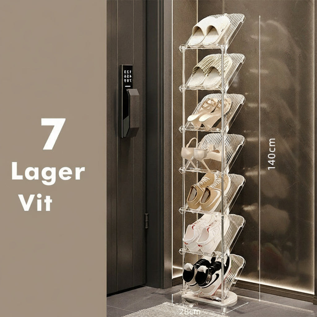 Skoställ i flera nivåer Transparent 5