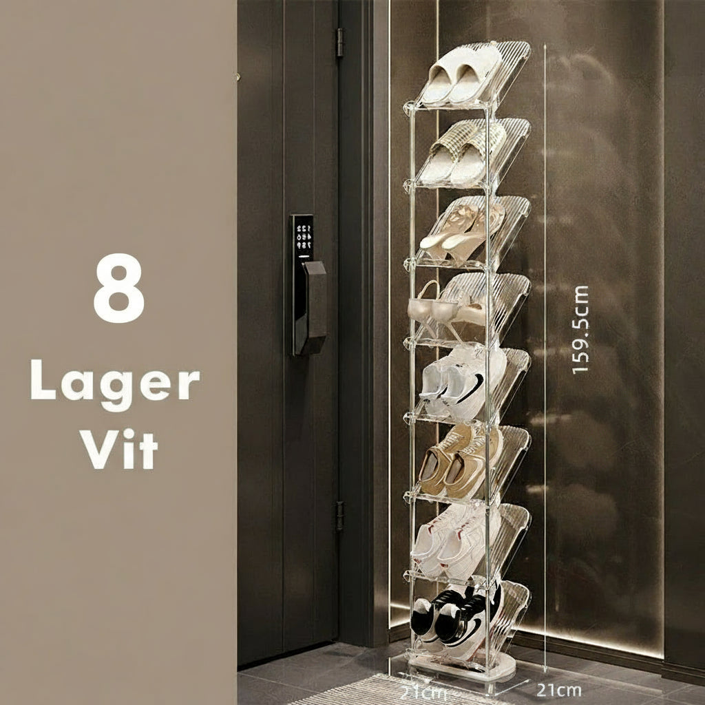 Skoställ i flera nivåer Transparent 6