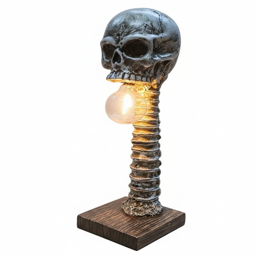 Skräckskalle Ryggradslampa Dekoration 6
