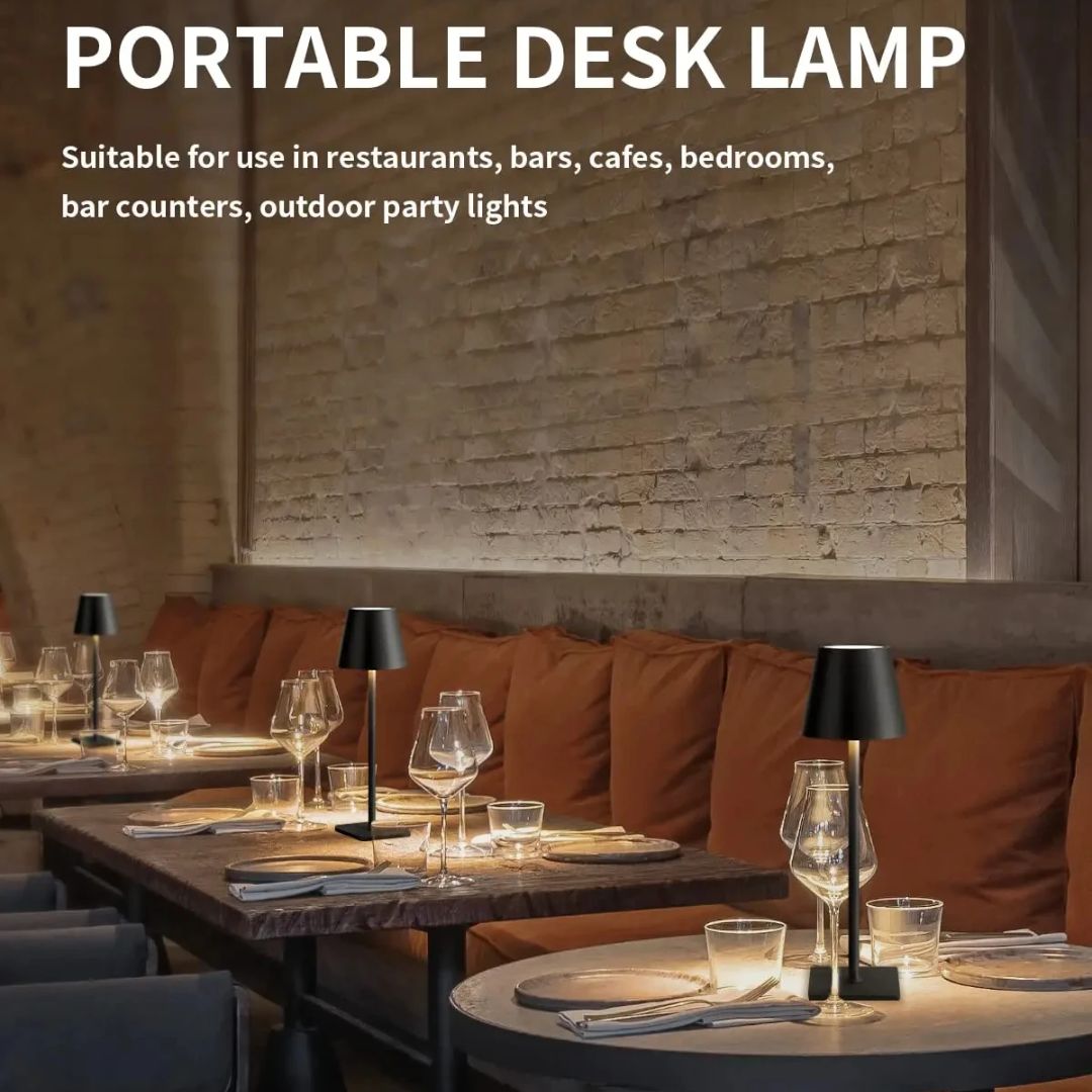 Skrivbordslampa Caroline Uppladdningsbar USB LED Modern Design 4