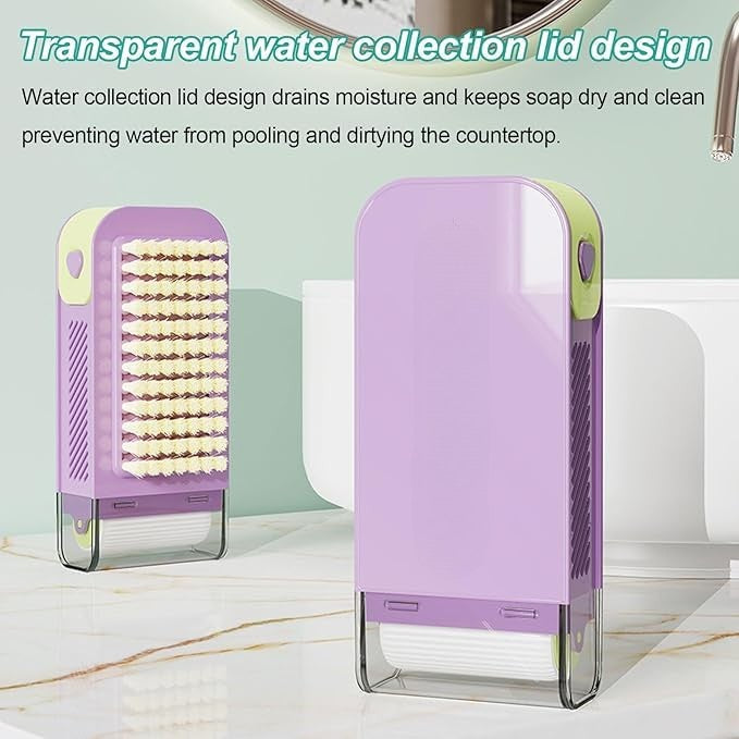 Skumdispenser för Händer med Integrerad Borste Kompakt Design 4