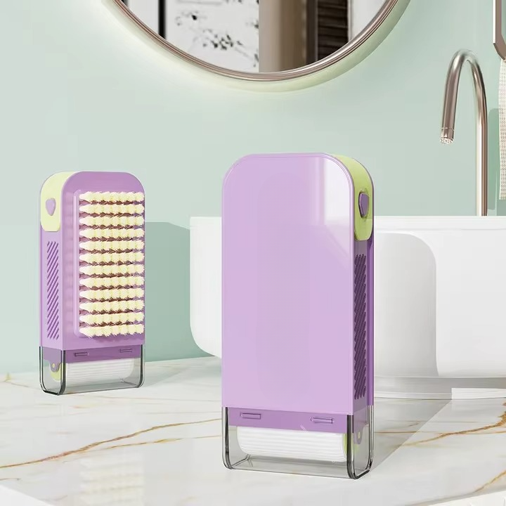 Skumdispenser för Händer med Integrerad Borste Kompakt Design 6