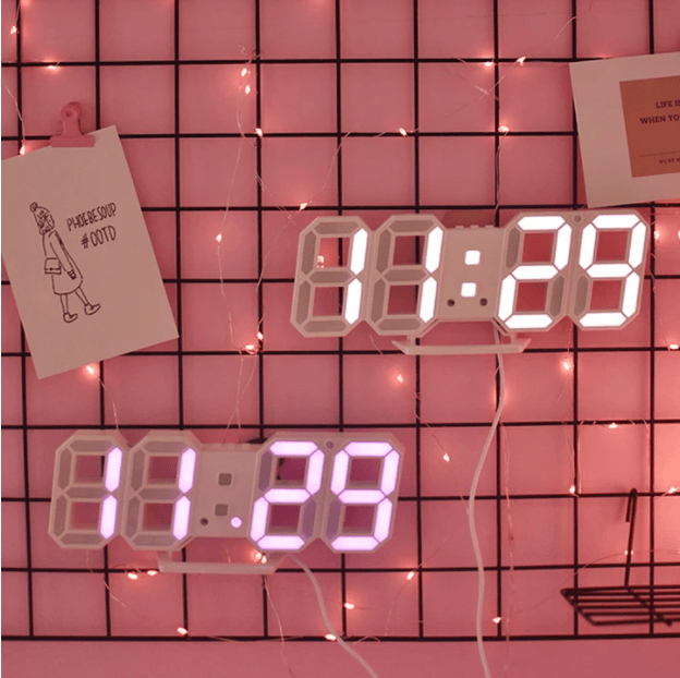 Smart 3D Digital Väckarklocka med LED-display 3