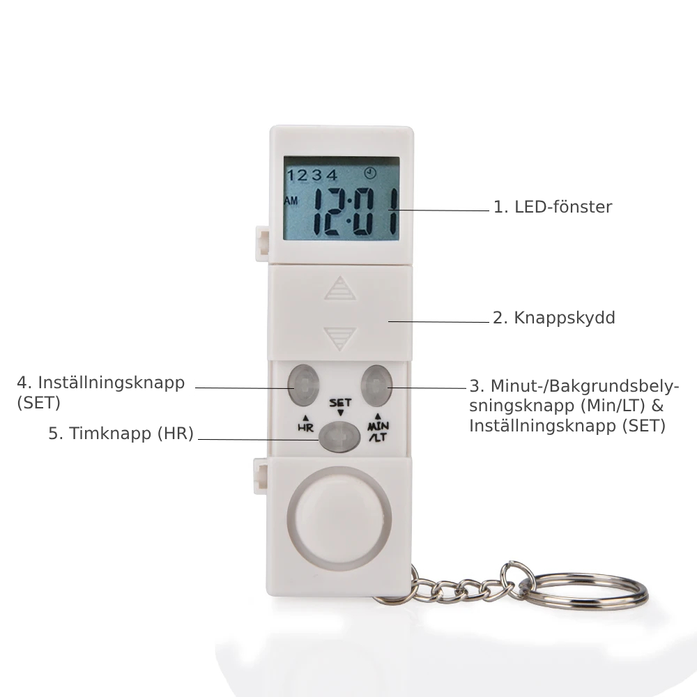 Smart Piller Dispenser med Alarm för Veckovis Organisering 2