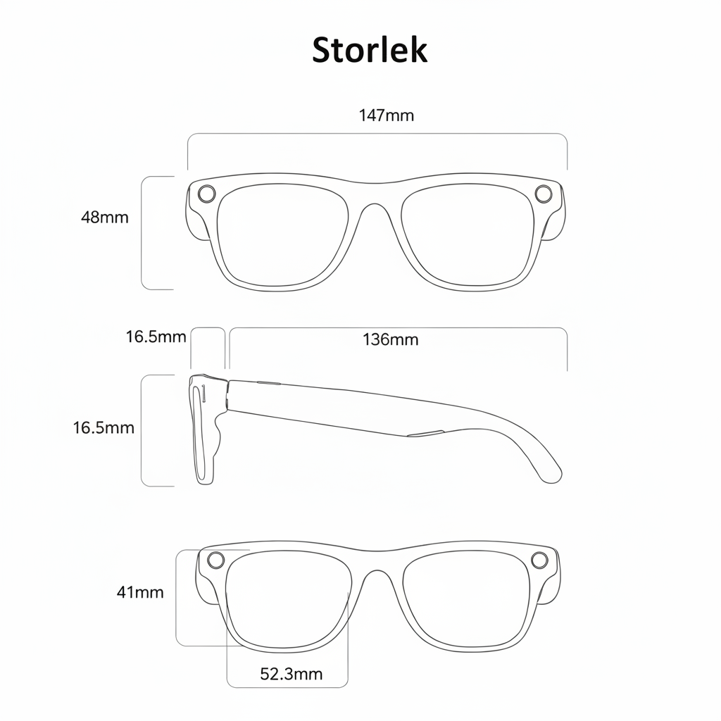 Smarta Glasögon för Handsfree Fotografering och Musik 4