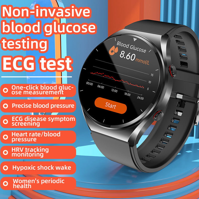 Smartwatch för Hälsoövervakning med EKG och Pulsmätare 4