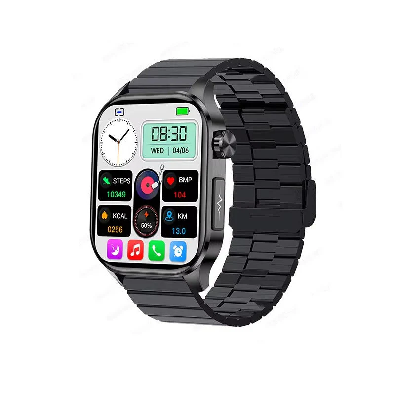 Smartwatch för seniorer med hälsoövervakning och nödfunktioner 9