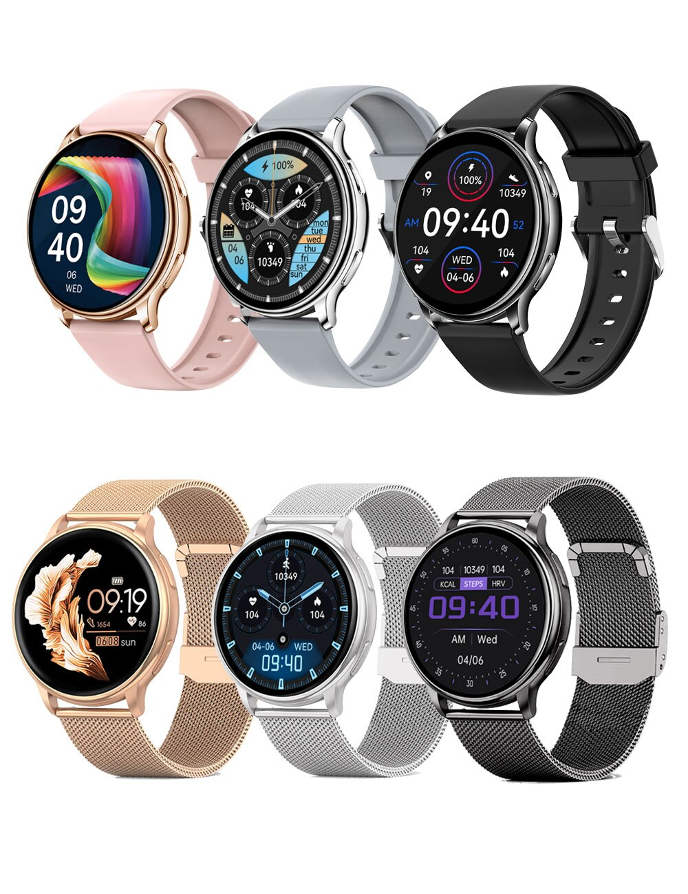 Smartwatch med Avancerad Hälsospårning och Modern Design 2