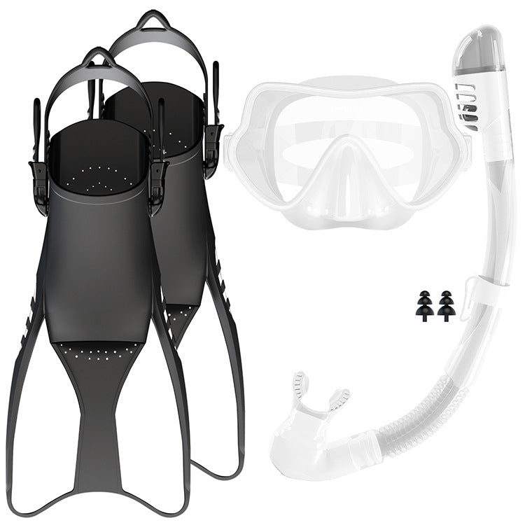 Snorkelset för vuxna med ergonomisk dykmask och simfenor 8