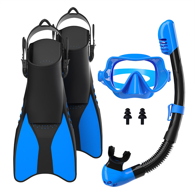 Snorkelset för vuxna med ergonomisk dykmask och simfenor 9