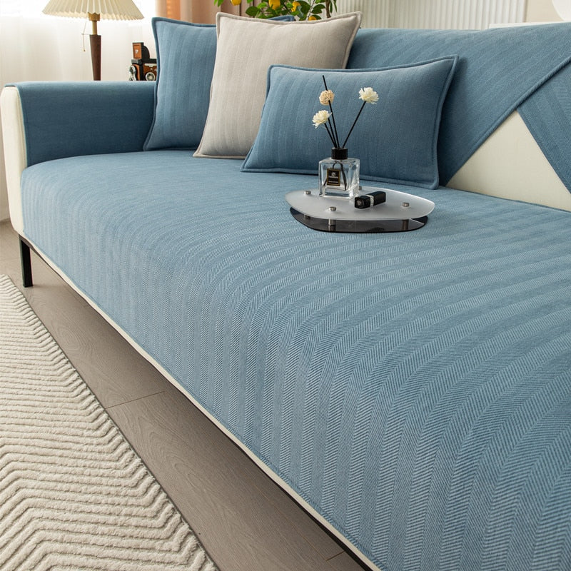 Soffskydd med Fiskbensmönster för Hemmet 9