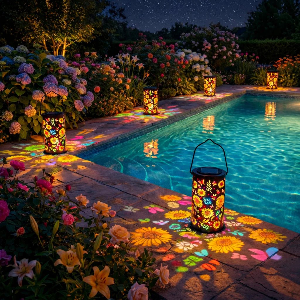 Solar Garden Lantern Atmosfärisk Design 4