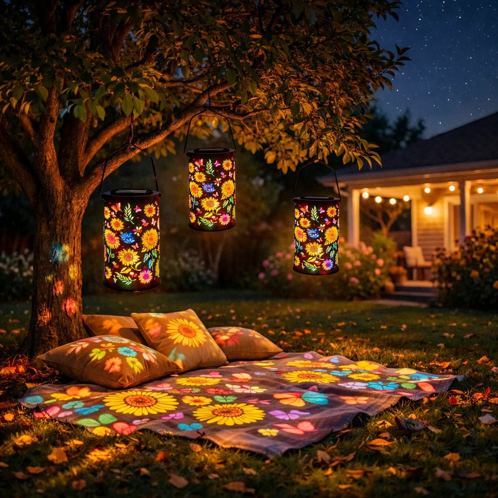 Solar Garden Lantern Atmosfärisk Design 7