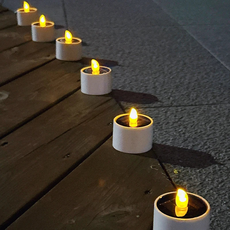 Solcell LED-ljus Flimrande För Utomhusbruk 1