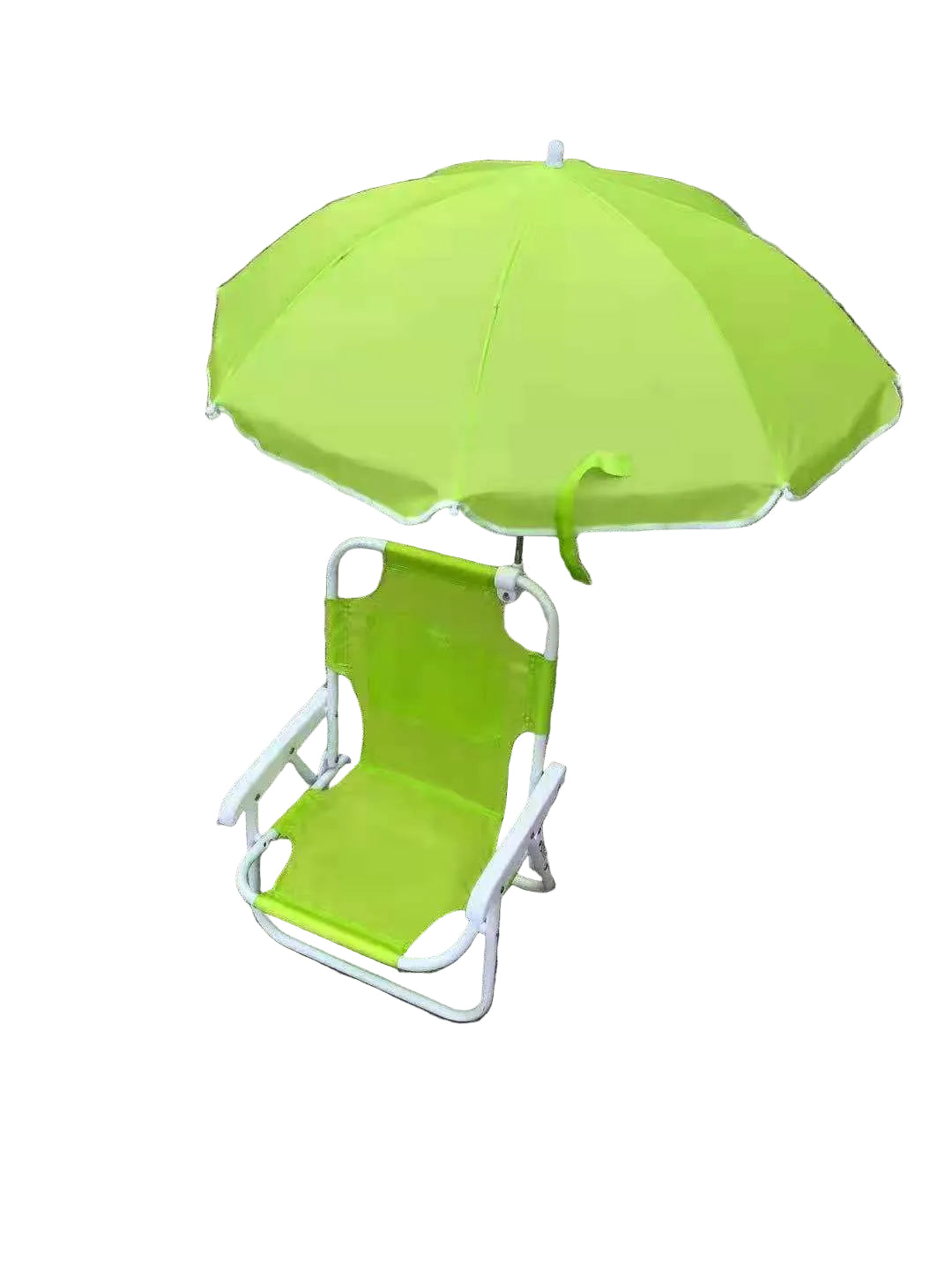 Solstol Med Justerbart Parasoll För Utomhusbruk, Perfekt För Strand Och Trädgård 0