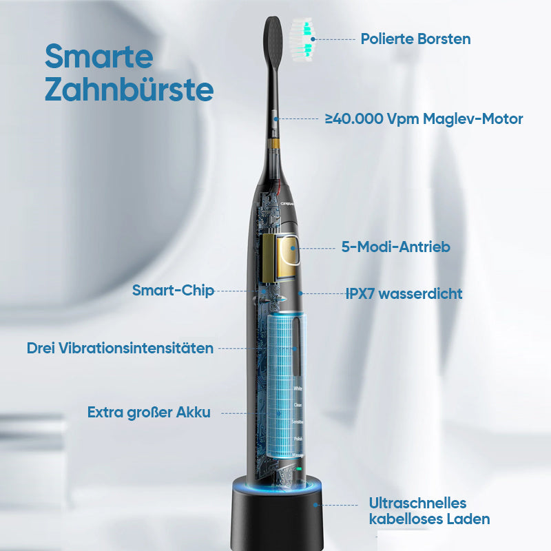 Sonic Elektrisk Tandborste med 6 Lägen 8