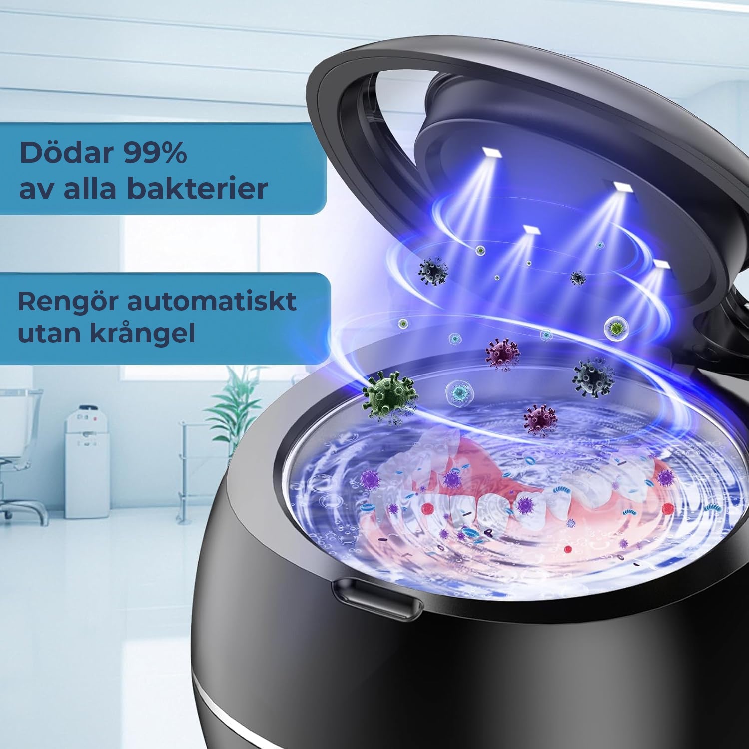 Suunhoidon Ultraäänipuhdistin Kompakti ja Tehokas 3