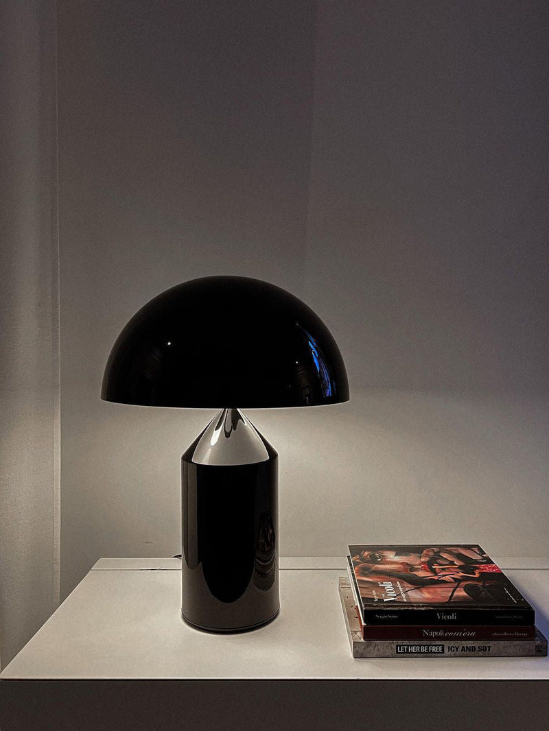 Svart Bordslampa Med Geometrisk Design för Modern Inredning 0