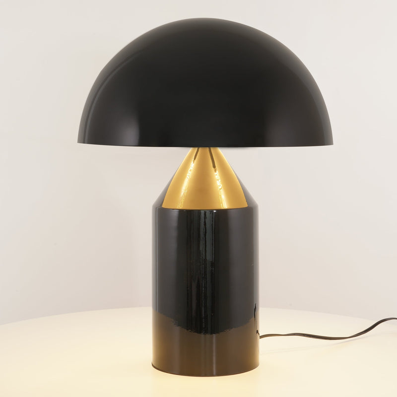 Svart Bordslampa Med Geometrisk Design för Modern Inredning 4