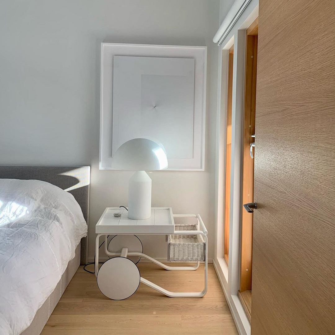 Svart Bordslampa Med Geometrisk Design för Modern Inredning 9