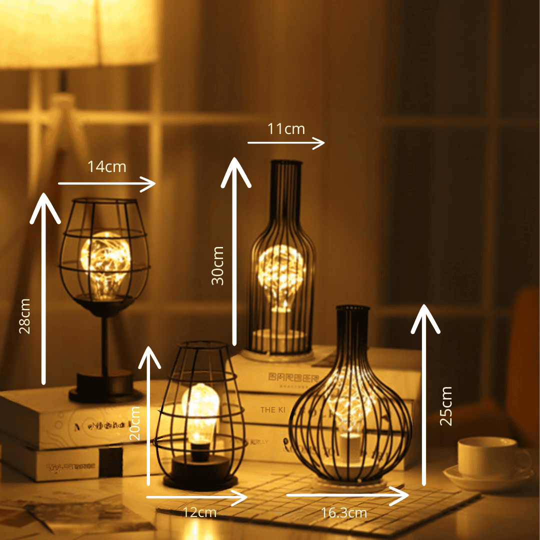 Svart Bordslampa Modern Design För Vardagsrum Och Sovrum 1