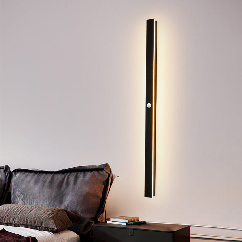 Svart Vägglampa LED Modern Design för Inomhus och Utomhus 2