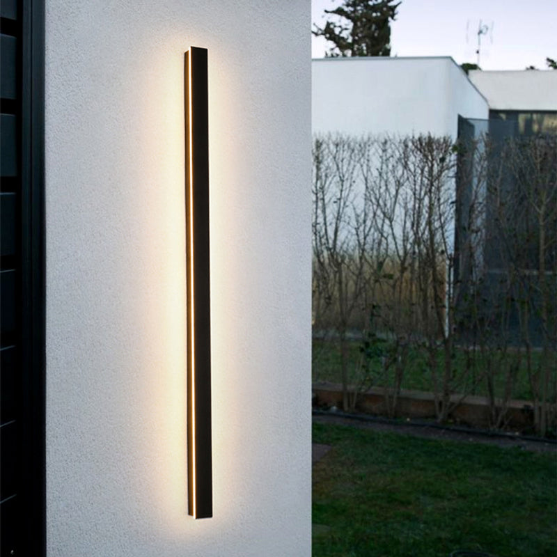 Svart Vägglampa LED Modern Design för Inomhus och Utomhus 5