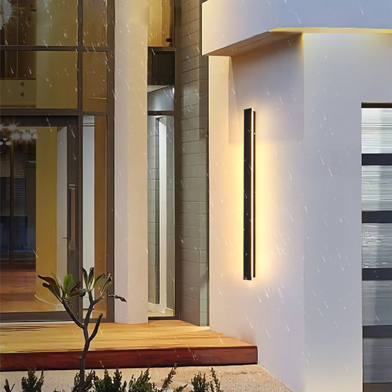 Svart Vägglampa LED Modern Design för Inomhus och Utomhus 8