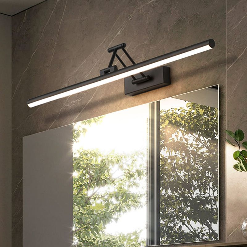 Svart Vägglampa Minimalistisk LED för Badrum och Inomhusbruk 9