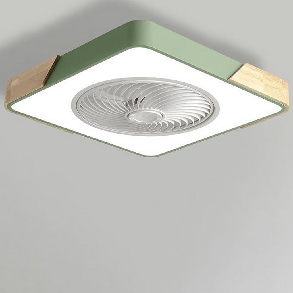 Takfläkt Med Belysning Bladlös Design För Inomhusbruk 10