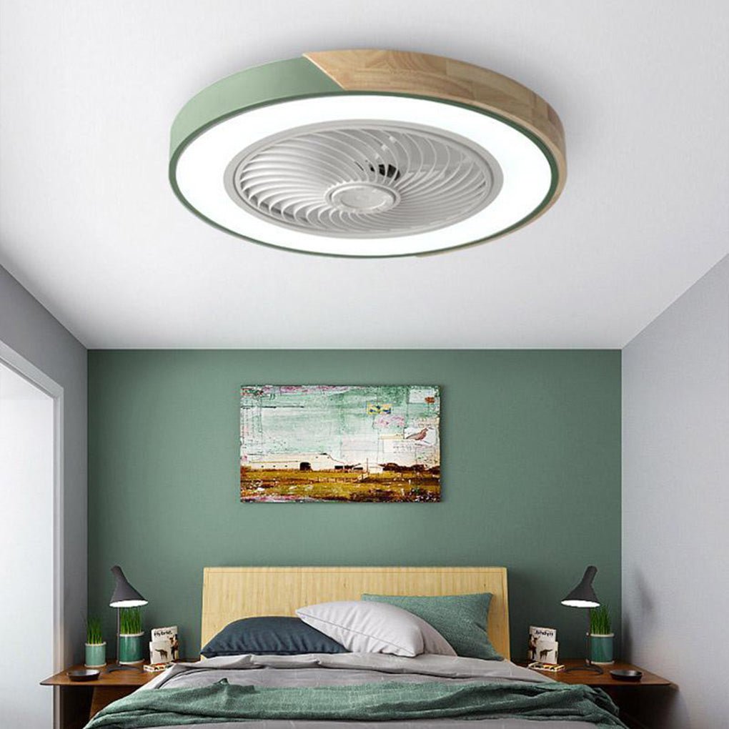 Takfläkt Med Belysning Bladlös Design För Inomhusbruk 2