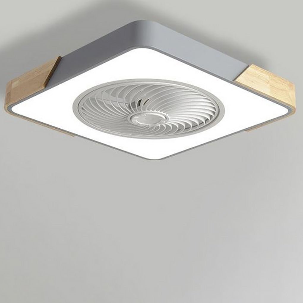 Takfläkt Med Belysning Bladlös Design För Inomhusbruk 7
