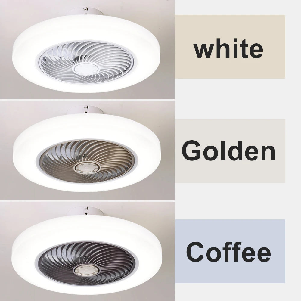 Takfläkt Med Belysning Och Fjärrkontroll Modern Design För Hem Och Sovrum 2