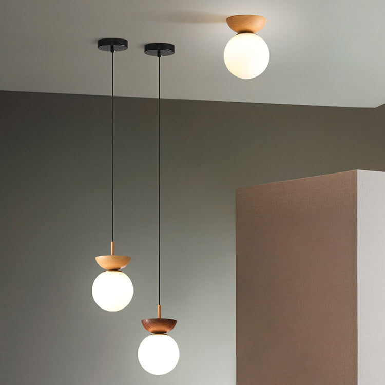Taklampa Hall Japanskinspirerad Minimalistisk Design med Justerbara Ljuslägen 2