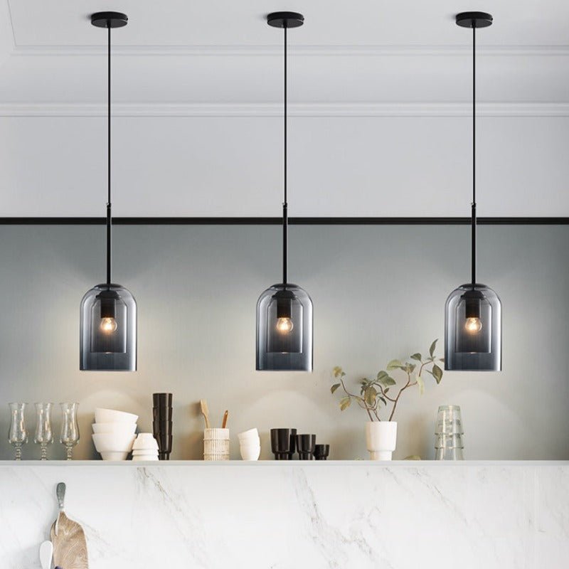 Taklampa Vardagsrum Dubbelglas Modern Design Justerbar Belysning 4