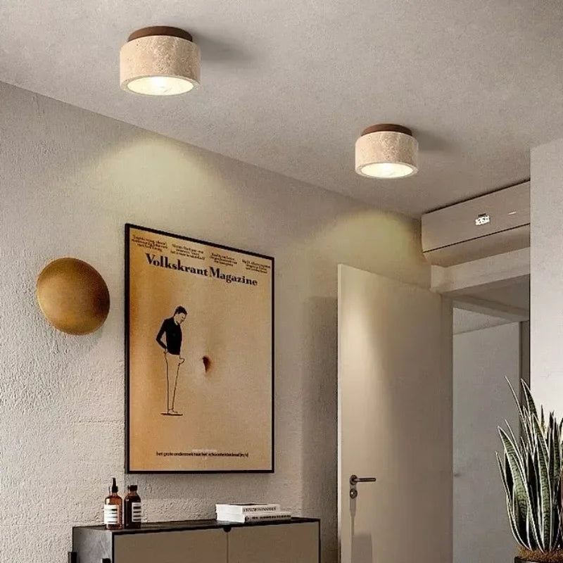 Taklampa för Hemmet - Modern Travertin Design 1