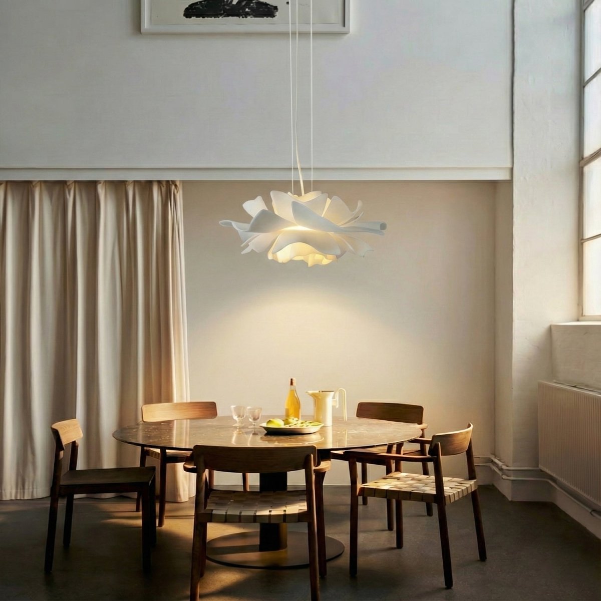 Taklampa för moderna rum med lotusdesign 3