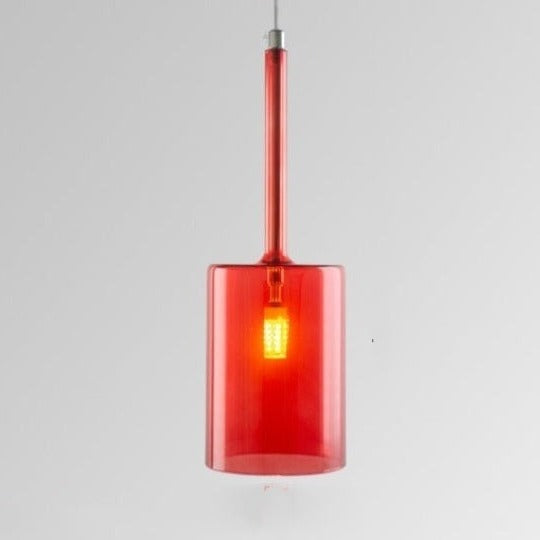 Taklampa i Glas Modern Design för Matbord Pendellampa 18